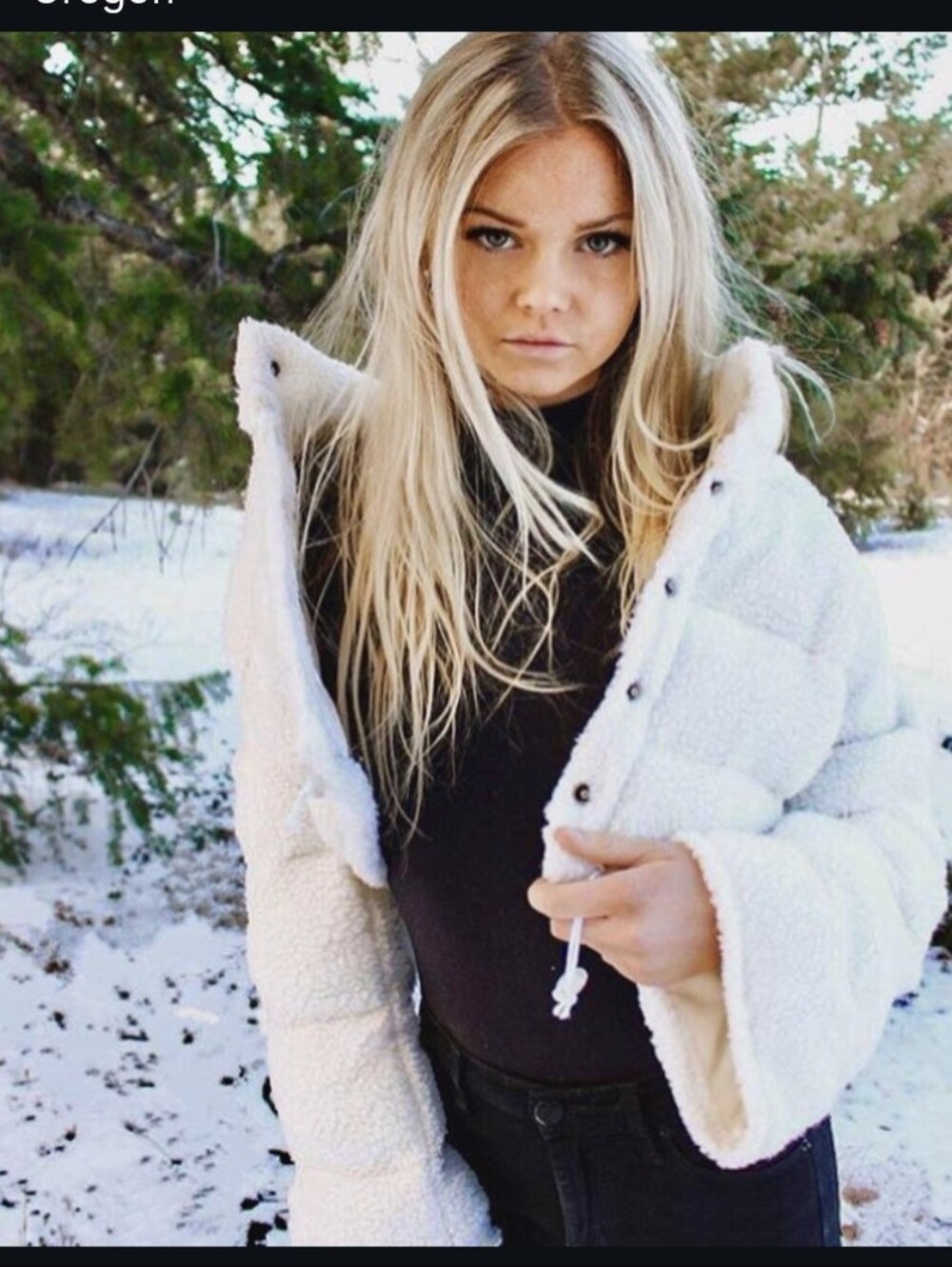 Aaron Asunsolo Cropped Sherpa Bomber Puffer Coat